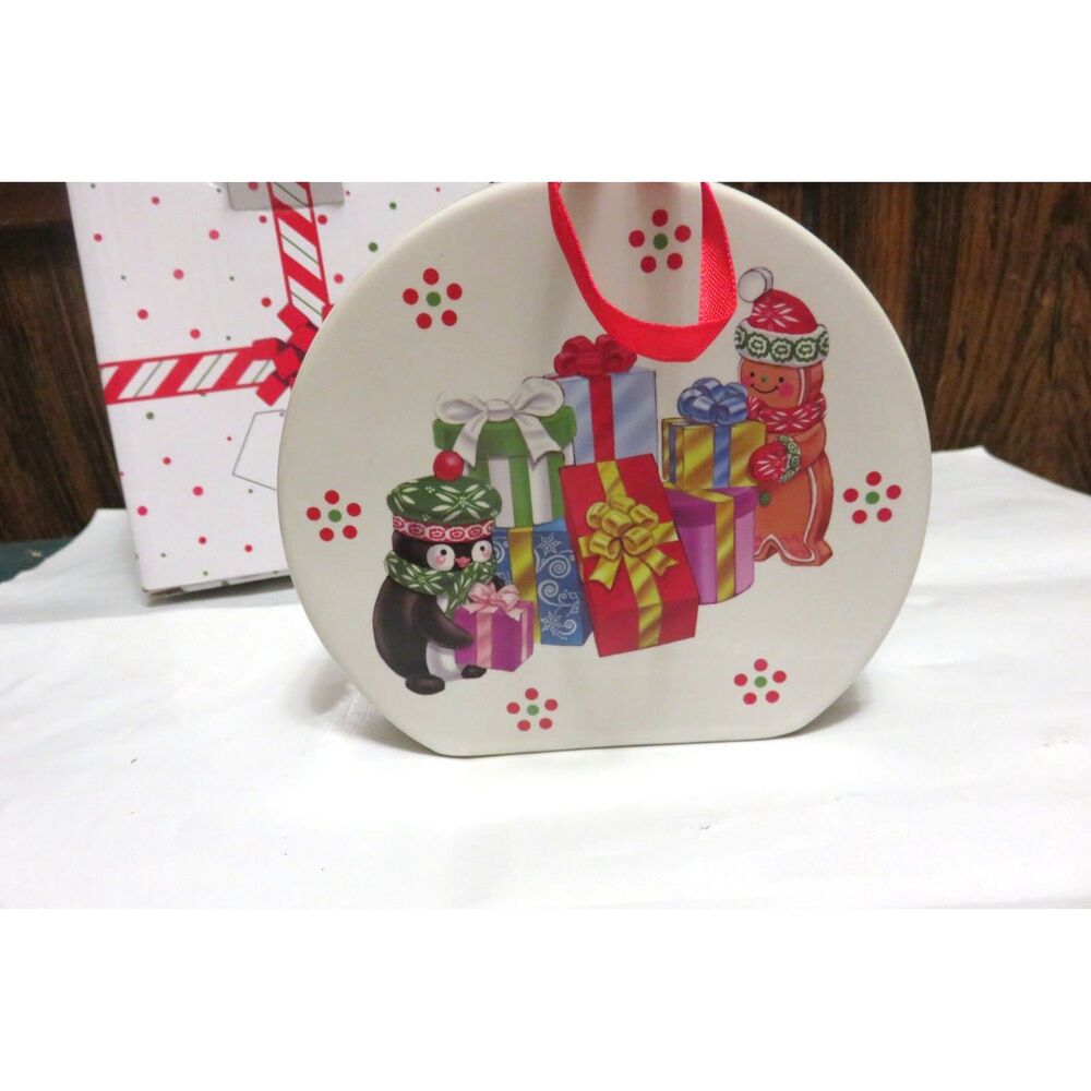 TEMPTATIONS by TARA CHRISTMAS RECIPE CERAMIC ORNAMENT GIFTS